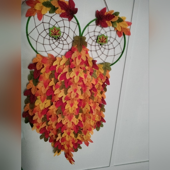 Fall Owl Wreath - Picture 2 of 5